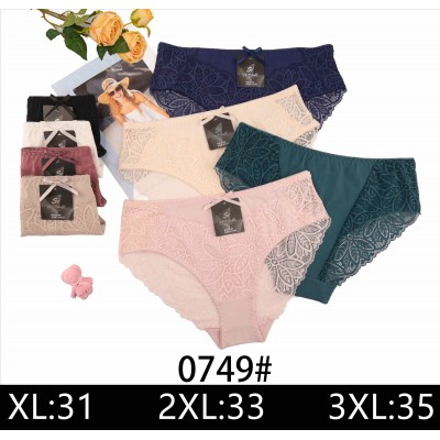 Труси жіночі SY 0749 XL-3XL бежевый