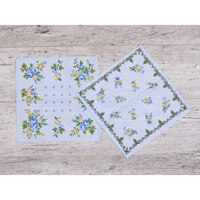 Носова хустка жіноча Shawls S012-12 l.blue