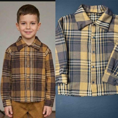 рубашки детские Meloria ML4568 brown