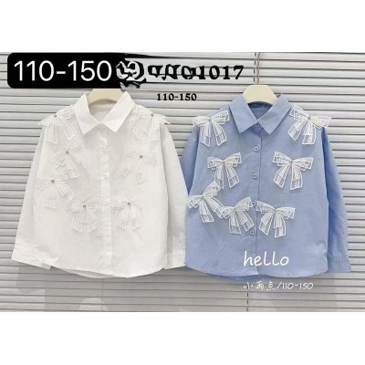 рубашки детские Delfinka 1017 white