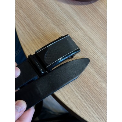 Ремень мужской Rekarti 8490 черный 125 х 3,5 см