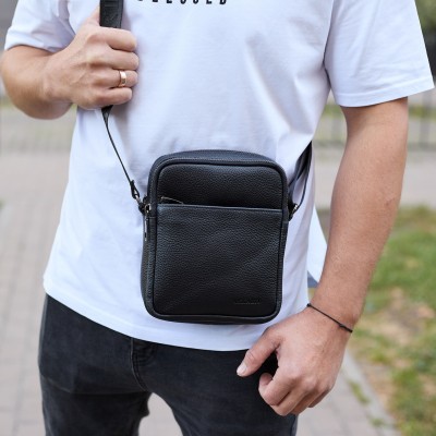 Барсетка Rekarti TD-32668 черный 20 х 16 х 6 см