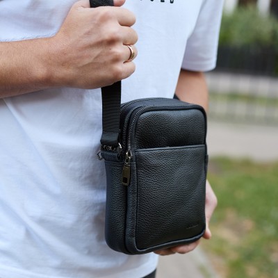 Барсетка Rekarti TD-32668 черный 20 х 16 х 6 см