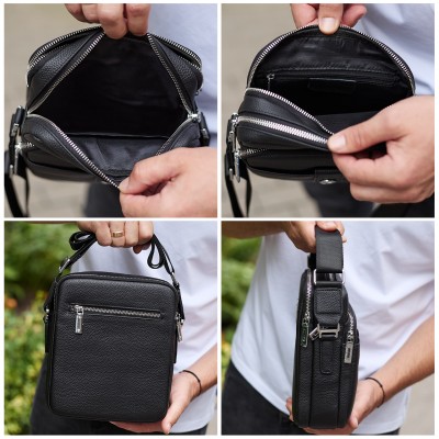 Барсетка Rekarti TD-64372 черный 24 х 20 х 8 см