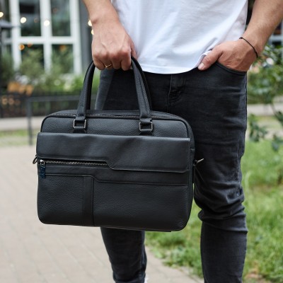 Портфель чоловічий Rekarti TD-35935 черный 39 х 29 х 10 см