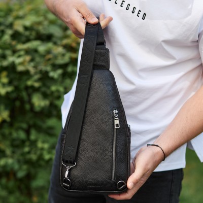 Рюкзак-слінг Rekarti 32545 черный 19 х 31 х 7 см TIDING BAG