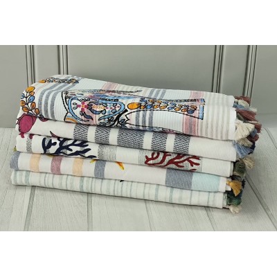 Пляжні рушники EVIN 150424 (84) Пештамаль 100*180 см