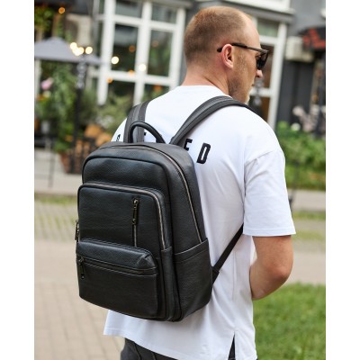 Рюкзак мужской Rekarti TD-86921 черный 40 х 30 х 18 см