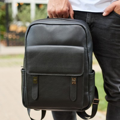 Рюкзак мужской Rekarti TD-93898 черный 40 х 30 х 17 см