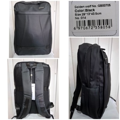 Рюкзак мужской Birds GB00705 черный 29*13*43.5 Golden Wolf