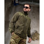 MAX 151025 (27) з водостійкіми накладками лакє, олива M