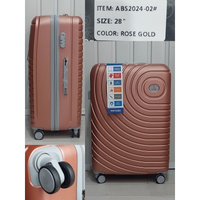 Дорожня валіза Birds ABS2024-02 розовое золото 28, тройка, 4 колеса