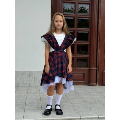 Сарафан дитячий Seven Zikina 1337 navy-red