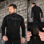 Камуфляж 161025 (60) Polartec, вставка нейлон, черный 60