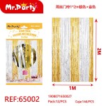 Ball REF-65002 прямая (золото-серебро) 100*200 см