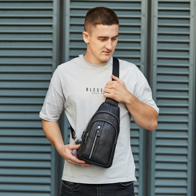 Рюкзак-слинг Rekarti 74521 черный 29 х 18 х 7 см TIDING BAG