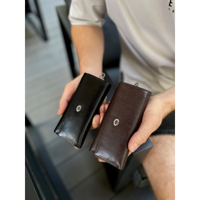 Ключница женская Rekarti B416-1 Black черный 15 х 7,5 х 4 см ST Leather