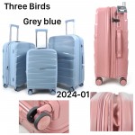 Birds 2024-01 серо-голубой THREE BIRDS тройка с расширением