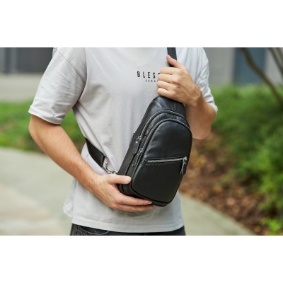 Рюкзак-слинг Rekarti 79906 черный 16 x 29 x 7 см TIDING BAG