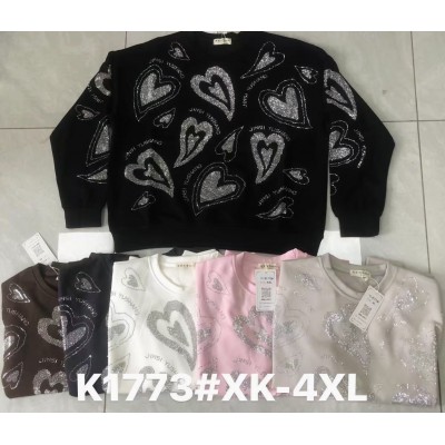 Світшот жіночий Na K1773 белый 44-50