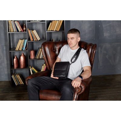 Барсетка Rekarti TD-20033 черный 24 х 20 х 6 см TIDING BAG