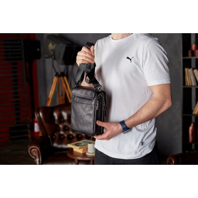 Барсетка Rekarti TD-20033 черный 24 х 20 х 6 см TIDING BAG