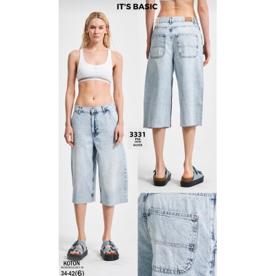 Бриджі жіночі Basic 3331-1 l.blue