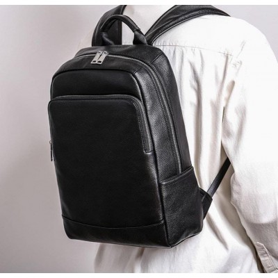 Рюкзак мужской Rekarti B2-7371A черный 28х40х12 см TIDING BAG