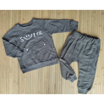 Костюм дитячий Baby 2002 2-5 темно-серый