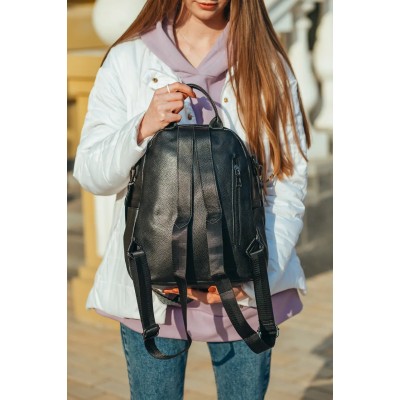Рюкзак женский Rekarti 73590 черный 33х27х10 см TIDING BAG