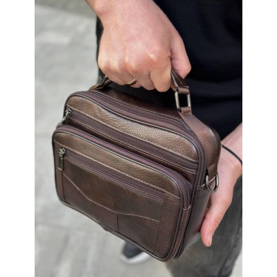 Барсетка Rekarti 61881B коричневый 25 х 19 х 6.5 см BEXHILL