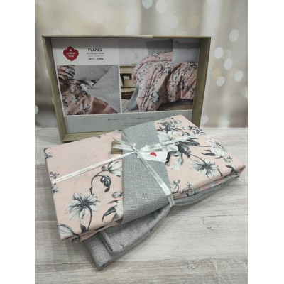 Постільна білизна євро EVIN 241125 (71) FLANEL 200*220 см