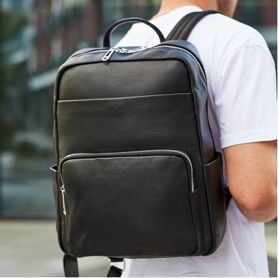 Рюкзак мужской Rekarti 59331 черный 32х40х16 см TIDING BAG