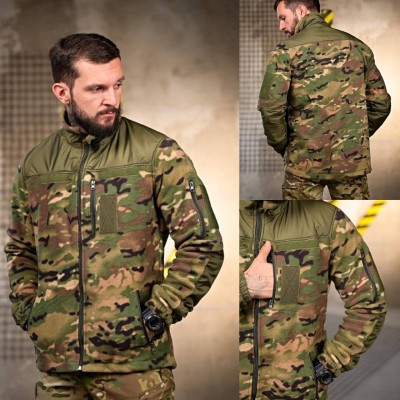Кофта Камуфляж 161025 (74) Polartec мультикам 2XL