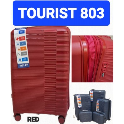 Дорожня валіза Birds 803 красный TOURIST пятёрка: (2 кейса); L, M, S с расширением