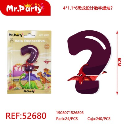 Свеча для торта Ball REF-52680 знак вопроса 6см