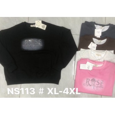 Світшот жіночий Na NS113 черный 44-50