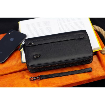 Клатч мужской Rekarti B-5902B-1Q черный 20,5 х 12 х 4 см Marco Coverna