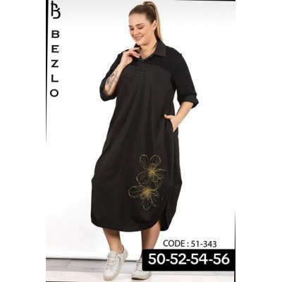 Плаття жіноче Alberk 51-343 black